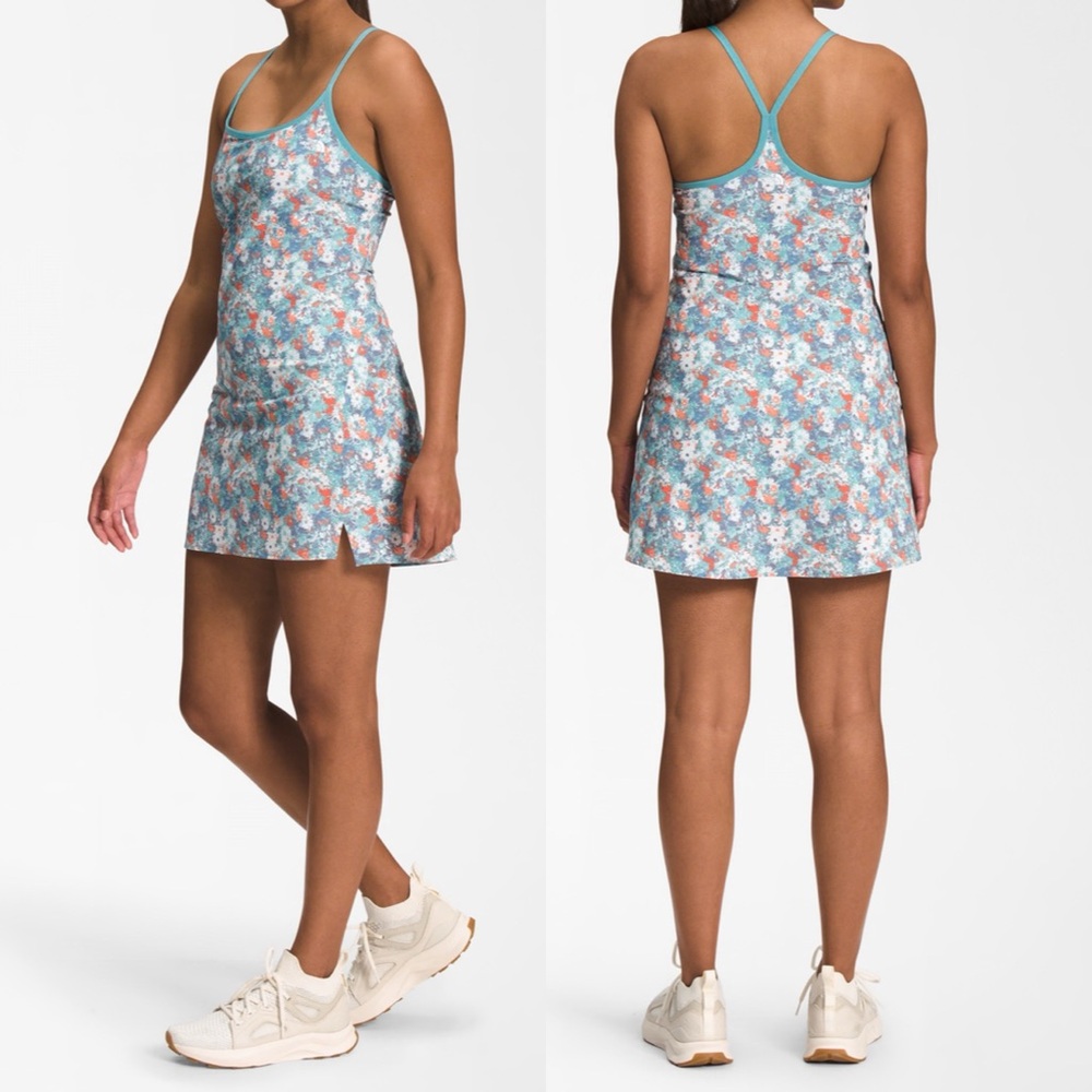 The North Face Women's Arque Floral Print Hike Dress Built in Shorts, 3X - Picture 1 of 10